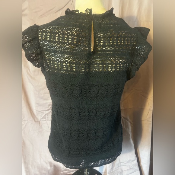 Lucy Paris Black Lace Blouse - Picture 2 of 3